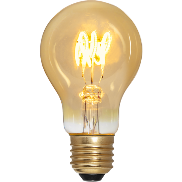 LED-Lampe E27 A60 Decoled Spiral Amber