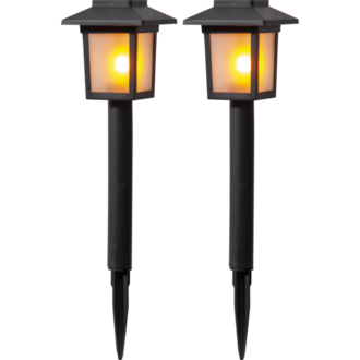 SolarPoller 2er Set Flame Mini