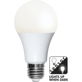 LED-Lampe E27 A60 Sensor opaque