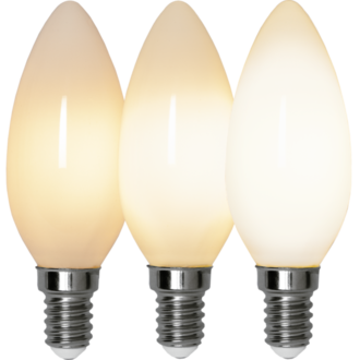LED-Lampe E14 C35 Opaque Fil RA90 3step memo
