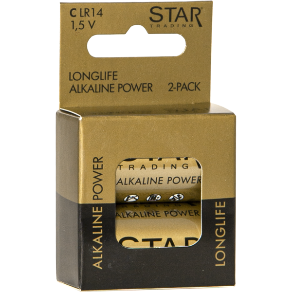 Batterie 2er Set C 1,5V Power Alkaline
