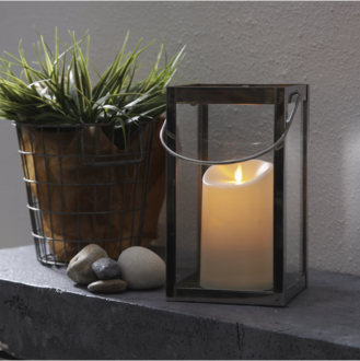 LED Stumpenkerze M-Twinkle