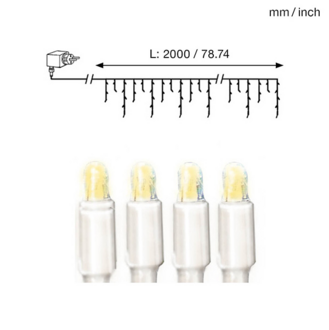 Lichtvorhang Icicle Serie Micro