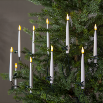 Kerzenkette Flamme 16LED