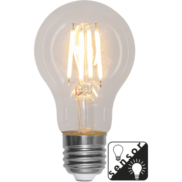 LED-Lampe E27 A60 Sensor clear