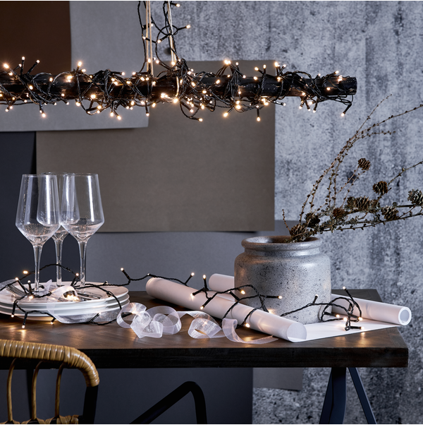 Lichterkette Crispy Ice White