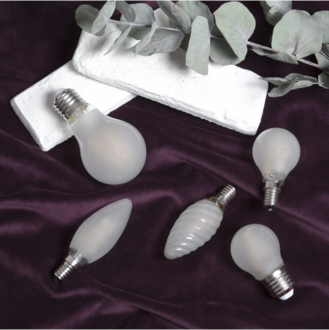 LED-Lampe E14 C35 Frosted