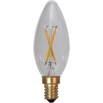 LED-Lampe E14 C35 Soft Glow
