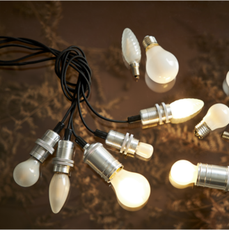 LED-Lampe E14 C35 Frosted