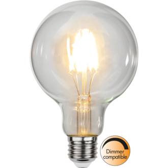 LED-Lampe E27 G95 Clear