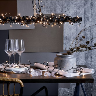 Lichterkette Crispy Ice White