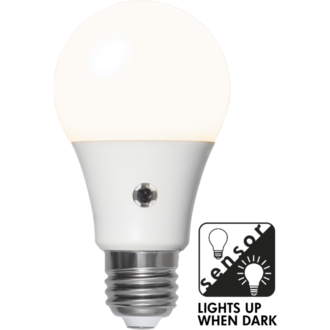 LED-Lampe E27 A60 Sensor opaque