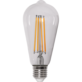 LED-Lampe E27 ST64 Sensor clear
