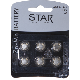 Batterie 6er Set AG13/LR44