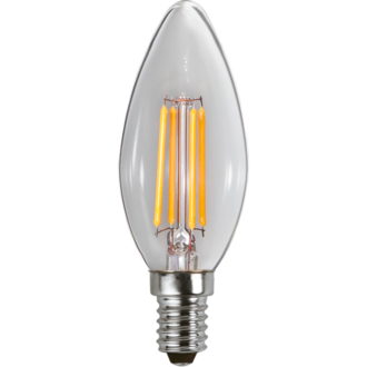 LED-Lampe E14 C35 Clear 3-step memory