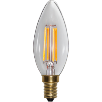 LED-Lampe E14 C35 Soft Glow
