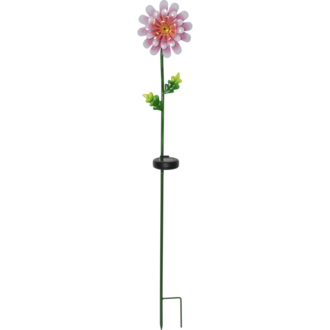 Solardekoration Pink Daisy
