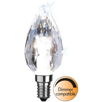 LED-Lampe E14 C35 Diamond