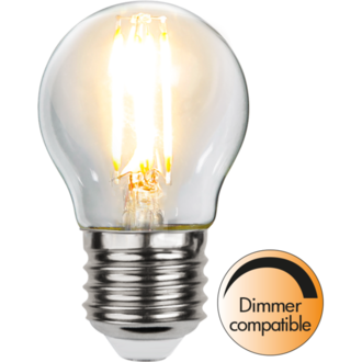 LED-Lampe E27 G45 Clear