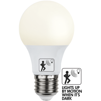 LED-Lampe E27 A60 Sensor opaque