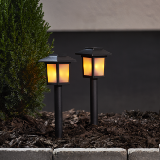 SolarPoller 2er Set Flame Mini