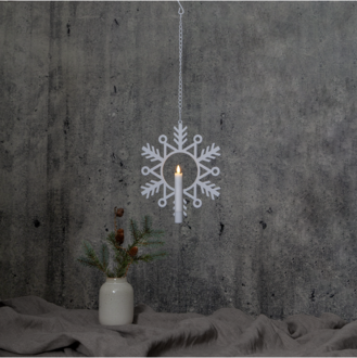Dekoration Innen Flamme Snow