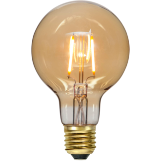 LED-Lampe E27 G80 Plain Amber