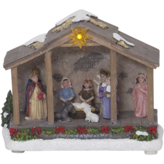 Dekorative Szene Nativity