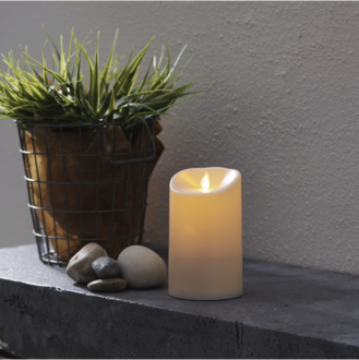 LED Stumpenkerze M-Twinkle