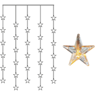 Lichtervorhang Star Curtain