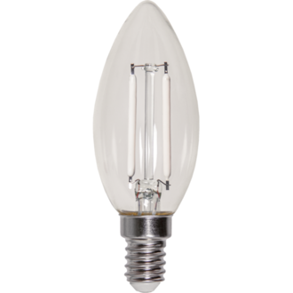 LED-Lampe E14 C35 Clear White Filament