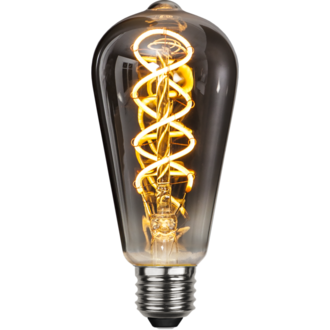 LED-Lampe E27 ST64 Decoled Spiral Smoke