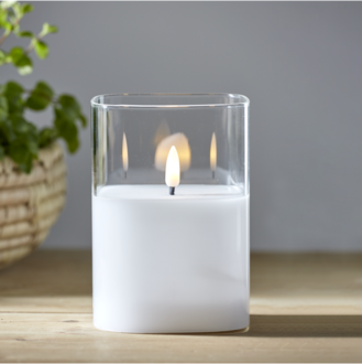 LED Stumpenkerze Flamme