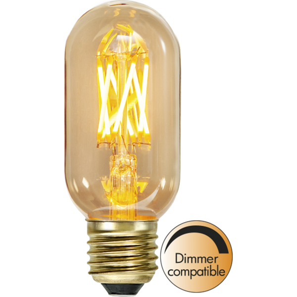 LED-Lampe E27 T45 Vintage Gold