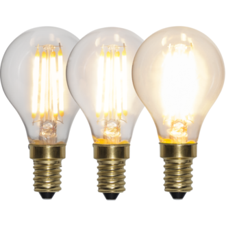 LED-Lampe E14 P45 Soft Glow 3-step memory