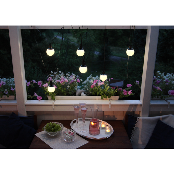 Solarlichterkette Globus