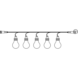 Lichterkette Extra System LED