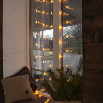 Lichtervorhang Star Curtain