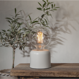 LED-Lampe E27 G125 Decoled Grace Clear