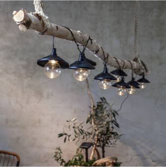 Solarlichterkette Globe Shade