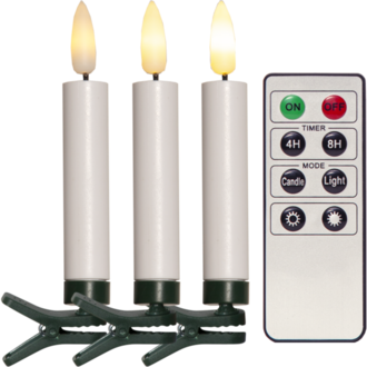 Kerzenkette Flamme 10LED