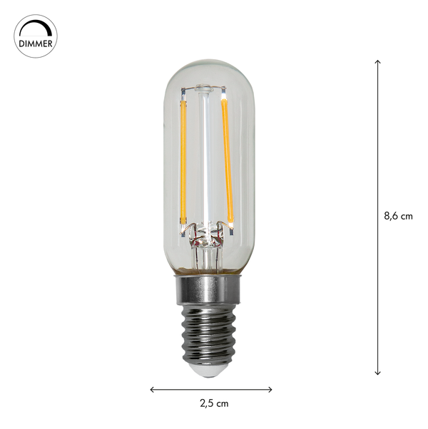 LED-Lampe E14 T25 Clear