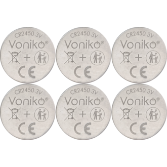 Batterie 6er Set CR2450