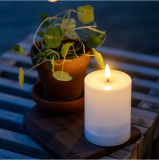 Solar-Kerze Flamme Saul