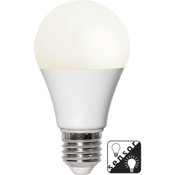 LED-Lampe E27 A60 Sensor opaque