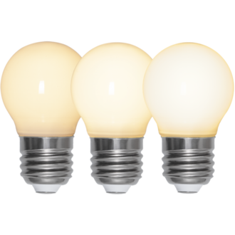 LED-Lampe E27 G45 Opaque Fil RA90 3step memo