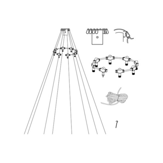 Fahnenmast-Lichter System LED