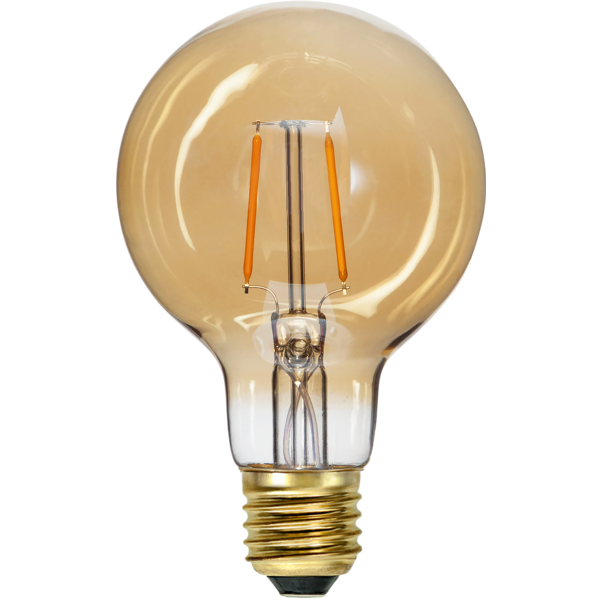 LED-Lampe E27 G80 Plain Amber