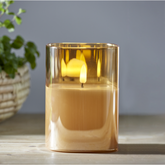 LED Stumpenkerze Flamme