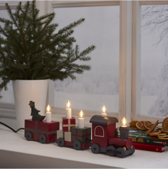 Kerzenleuchter Christmas train